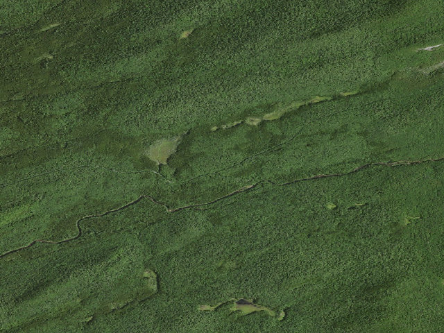 Aerial image of Moose River Plains Campsite 34 (Moose River Plains Camping Area)