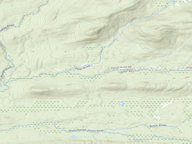 USGS topographic map of Moose River Plains Campsite 4 (Moose River Plains Camping Area)