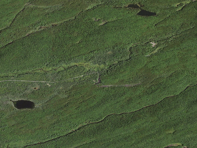 Aerial image of Moose River Plains Campsite 52 (Moose River Plains Camping Area)