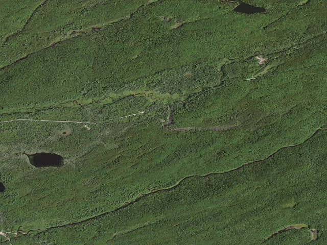 Aerial image of Moose River Plains Campsite 54 (Moose River Plains Camping Area)