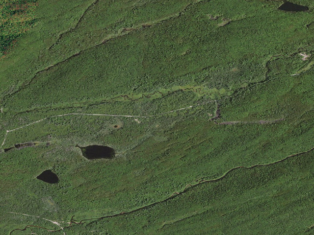 Aerial image of Moose River Plains Campsite 56 (Moose River Plains Camping Area)