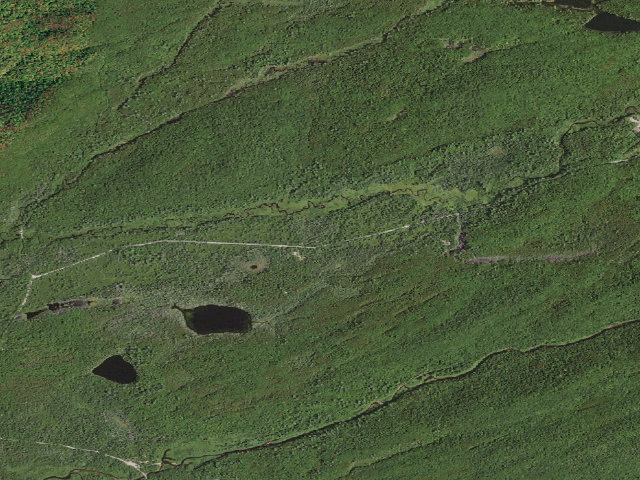 Aerial image of Moose River Plains Campsite 57 (Moose River Plains Camping Area)
