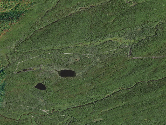Aerial image of Moose River Plains Campsite 60 (Moose River Plains Camping Area)