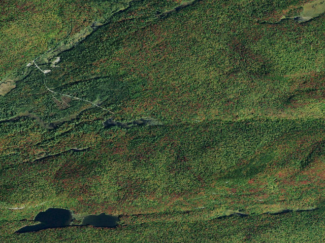 Aerial image of Moose River Plains Campsite 72 (Moose River Plains Camping Area)