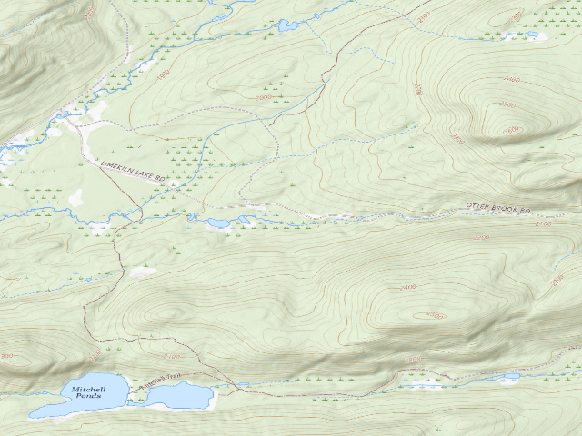 USGS topographic map of Moose River Plains Campsite 72 (Moose River Plains Camping Area)