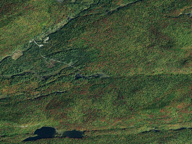 Aerial image of Moose River Plains Campsite 73 (Moose River Plains Camping Area)