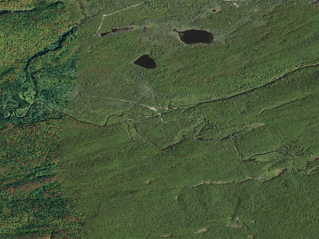 Aerial image of Moose River Plains Campsite 89 (Moose River Plains Wild Forest)
