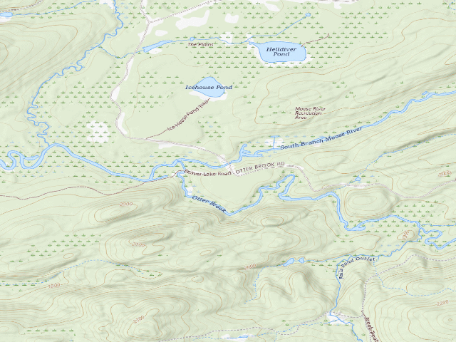 USGS topographic map of Moose River Plains Campsite 89 (Moose River Plains Wild Forest)