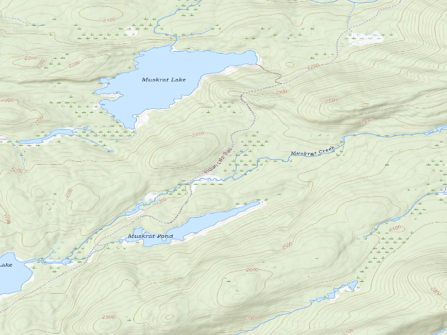 USGS topographic map of Moose River Plains Wild Forest Primitive Tent Site (Moose River Plains Wild Forest)