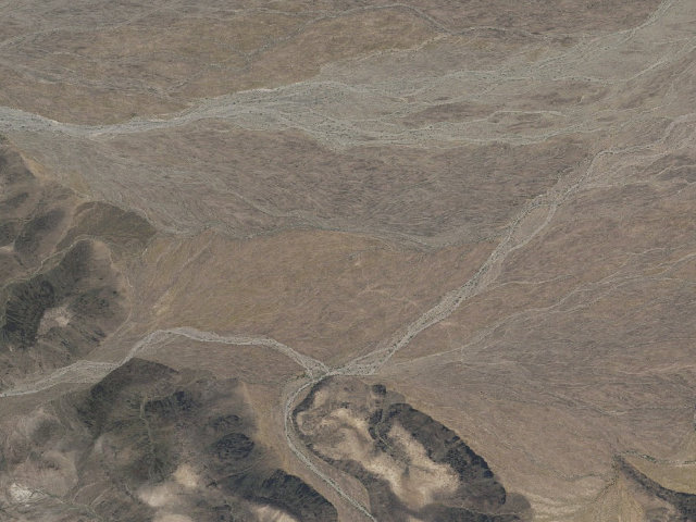 Aerial image of Mopah Peak Hiking Trail