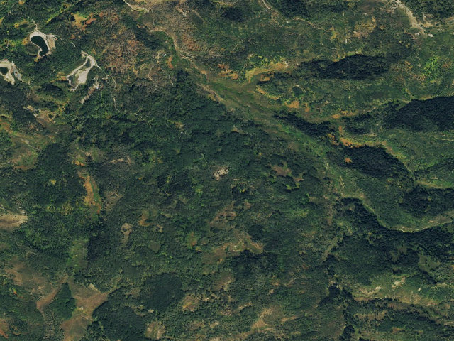 Aerial image of Morapos Trailhead