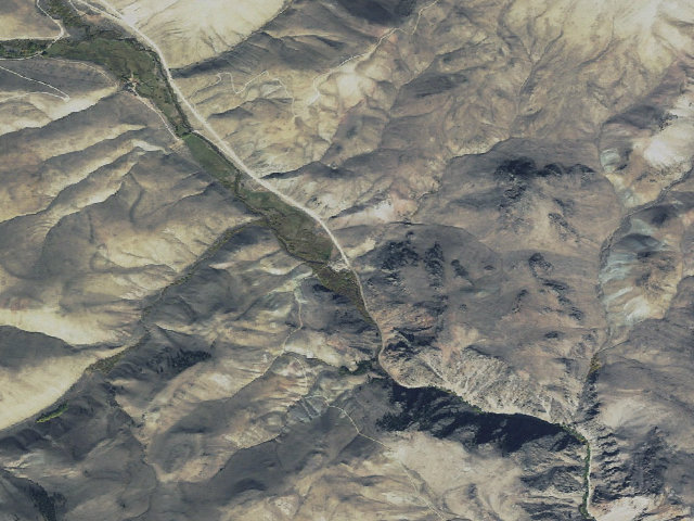 Aerial image of Morgan Creek Recreation Site