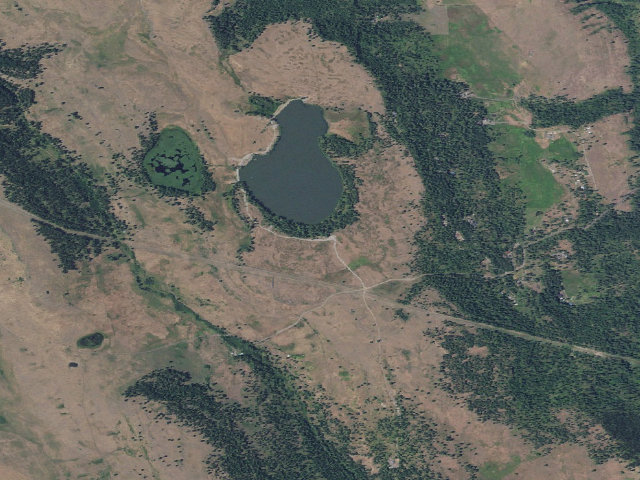 Aerial image of Morgan Lake Park