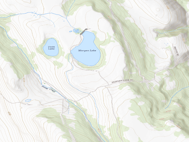 USGS topographic map of Morgan Lake Park