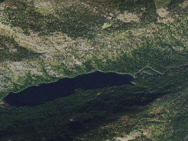 Aerial image of Morgan's Campsite