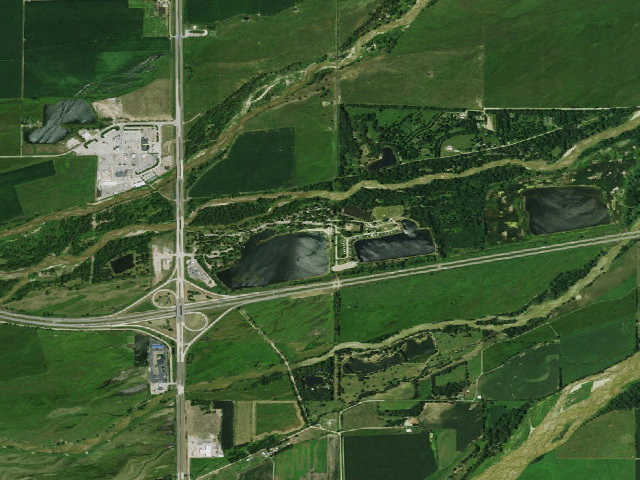 Aerial image of Mormon Island SRA
