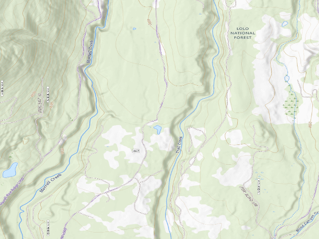 USGS topographic map of Morrell Creek 04