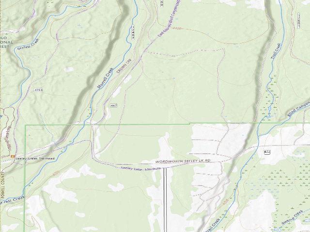 USGS topographic map of Morrell Creek 11