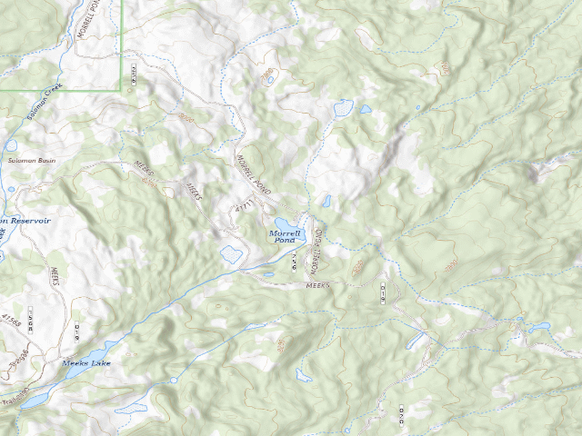 USGS topographic map of Morrell Cua Dispersed