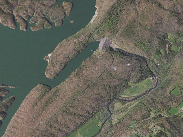 Aerial image of Morris Hill Group Campground