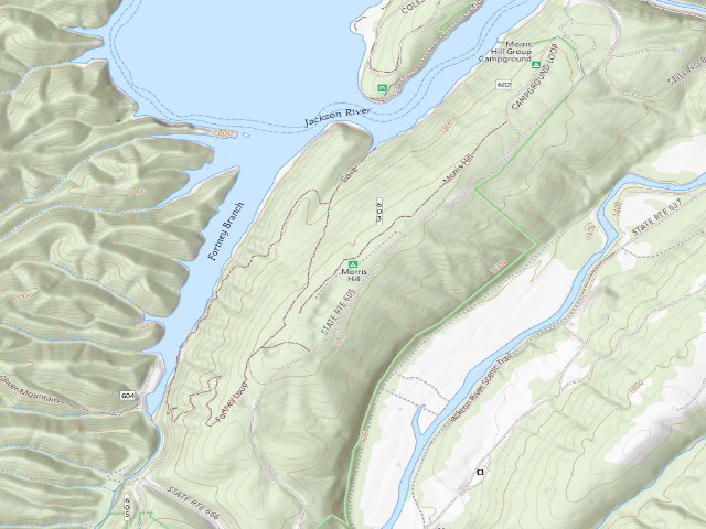 USGS topographic map of Morris Hill