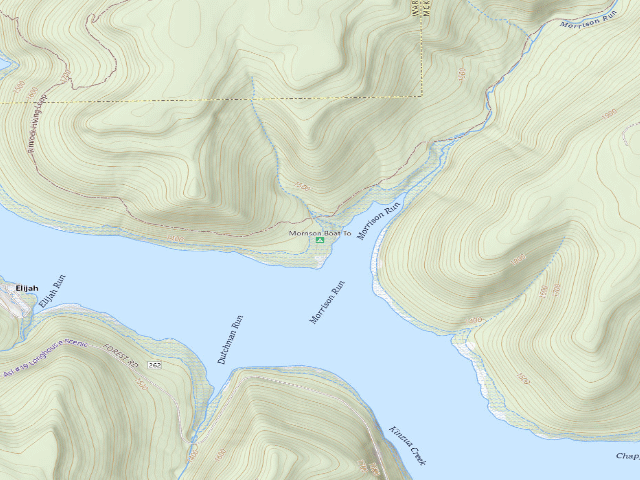 USGS topographic map of Morrison Boat To