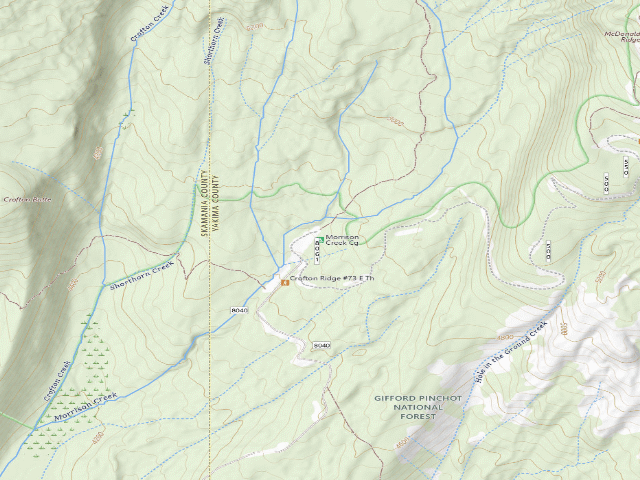 USGS topographic map of Morrison Creek Cg