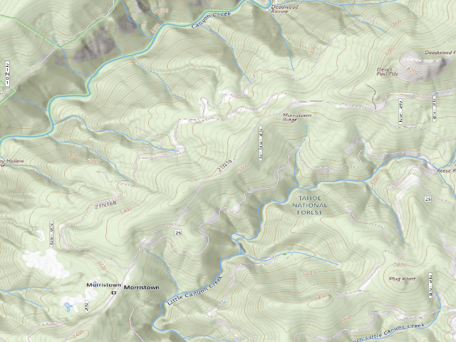 USGS topographic map of Morristown