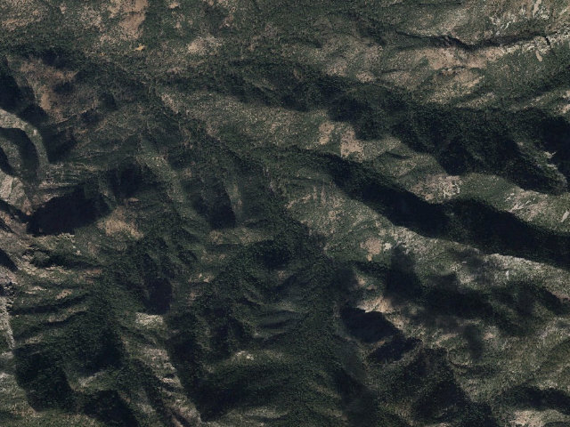 Aerial image of Morse Canyon Campground
