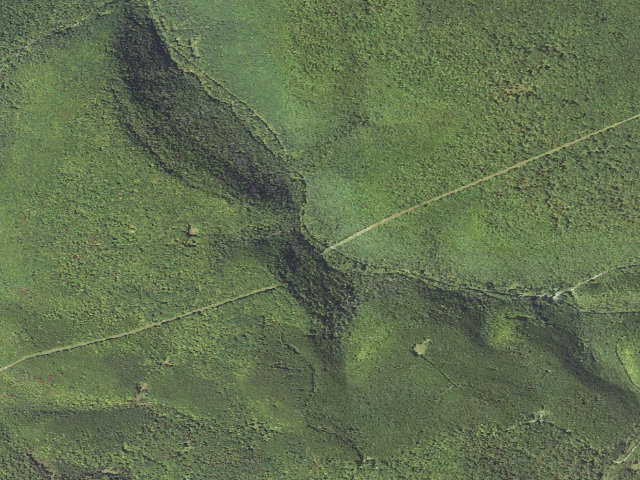 Aerial image of Moshannon State Forest roadside campsite Medix Run 010