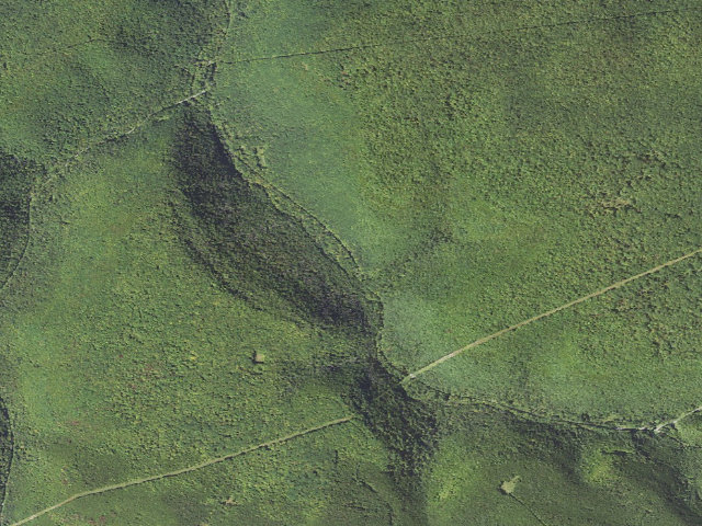 Aerial image of Moshannon State Forest roadside campsite Medix Run 009