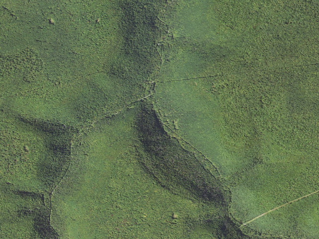 Aerial image of Moshannon State Forest roadside campsite Medix Run 007