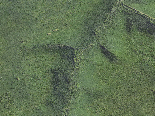 Aerial image of Moshannon State Forest roadside campsite Medix Run 005