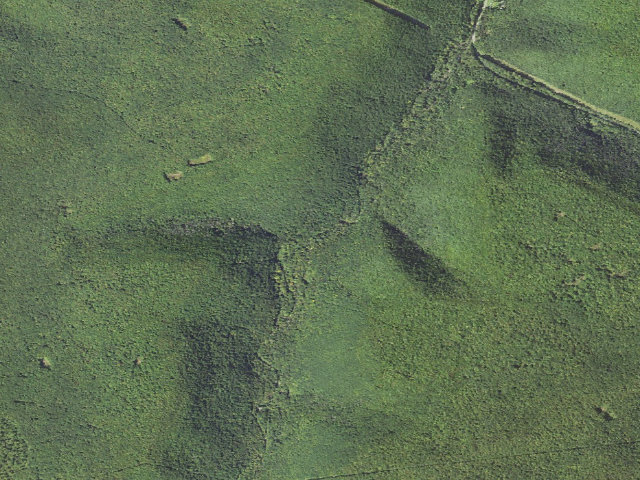 Aerial image of Moshannon State Forest roadside campsite Medix Run 003