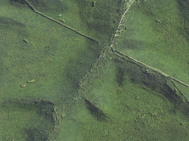 Aerial image of Moshannon State Forest roadside campsite Medix Run 001