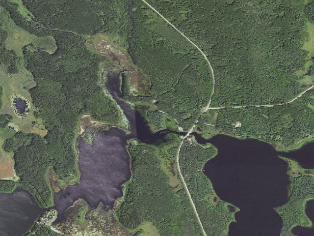 Aerial image of Mosomo Point