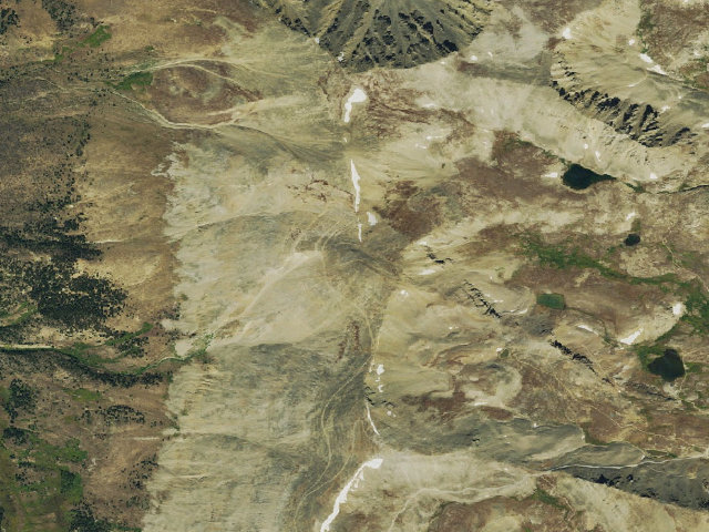 Aerial image of Mosquito Peaks