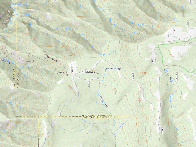 USGS topographic map of Mottet