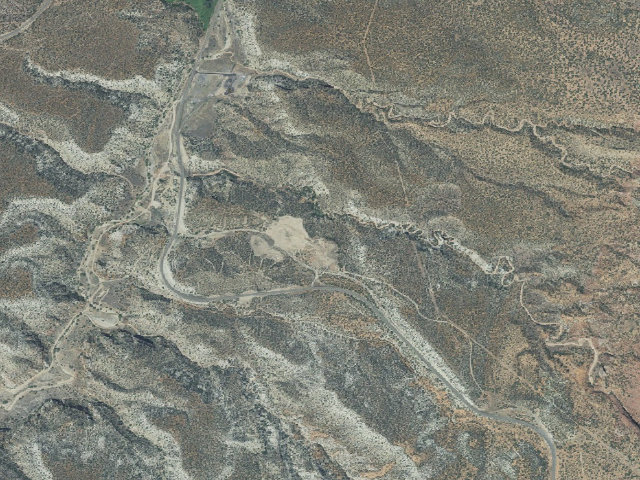 Aerial image of Mount Carmel Free Campsite
