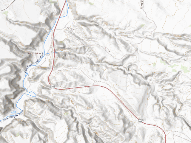 USGS topographic map of Mount Carmel Free Campsite
