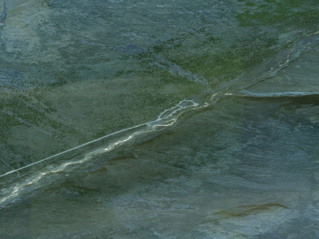 Aerial image of Mount Prindle Campground (Nome Creek Valley, White Mountains NRA)