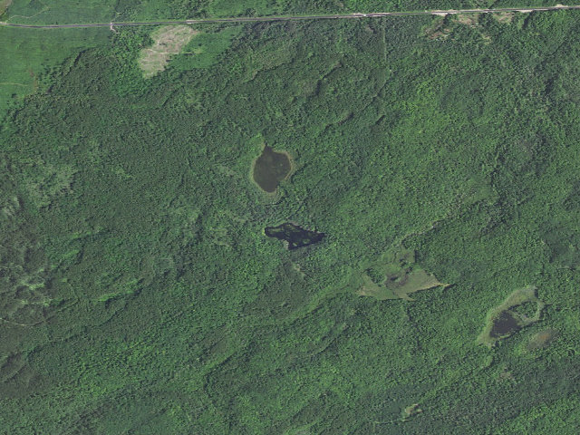 Aerial image of Mountain Lakes Ca