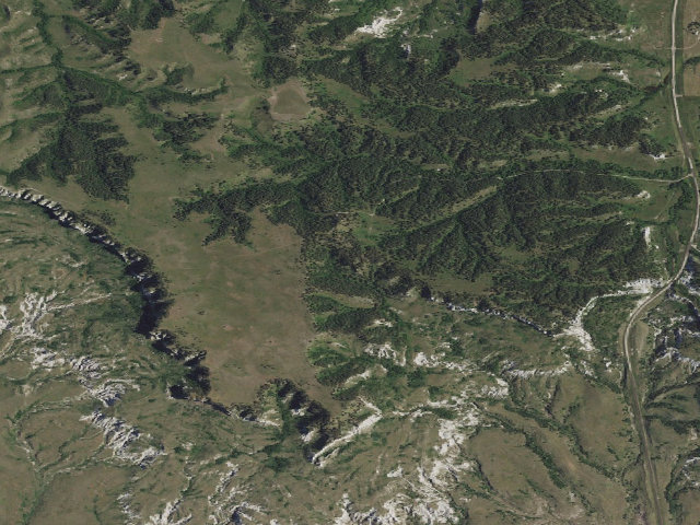 Aerial image of Mountain Ranch Spring #2