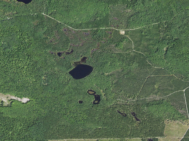 Aerial image of Mowe Lake Camping Area