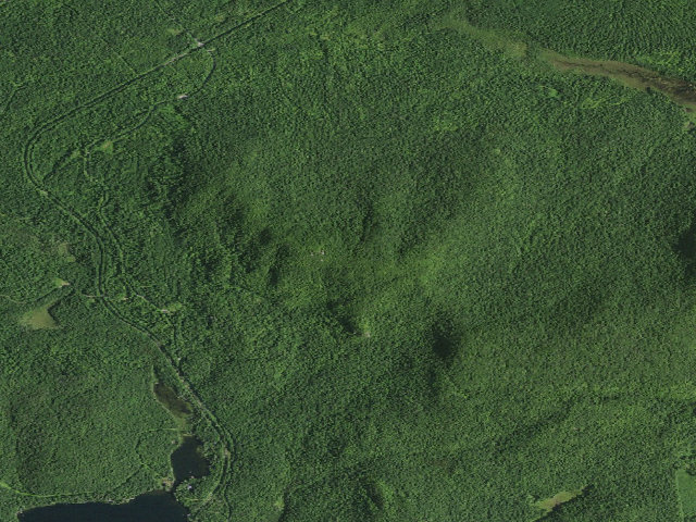 Aerial image of Mt Arab Campsite (Horseshoe Lake Wild Forest)