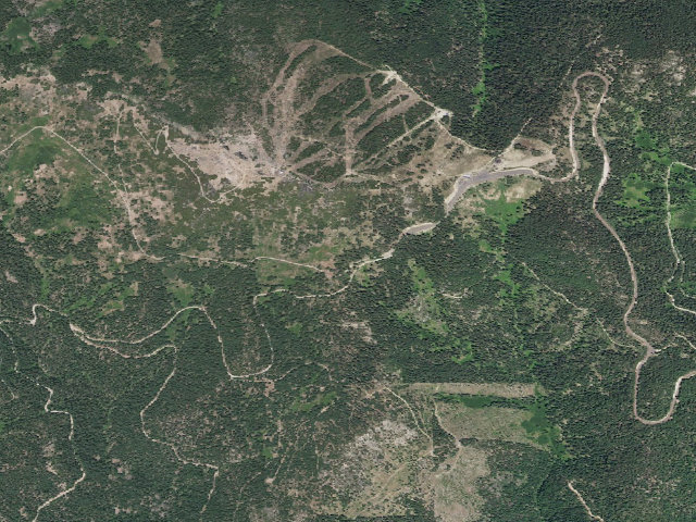 Aerial image of Mt Ashland