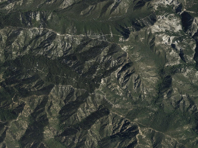 Aerial image of Mt. Lowe Trail Camp