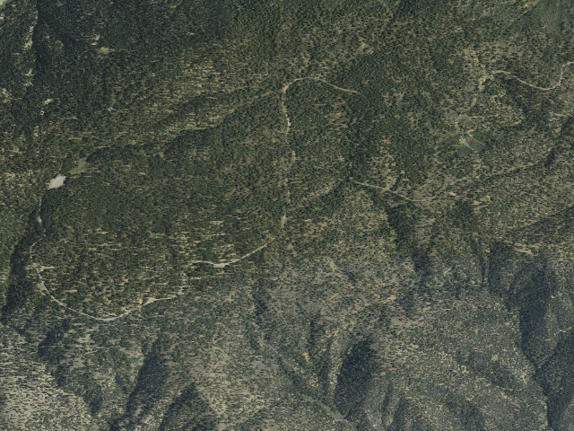 Aerial image of Mt Pinos