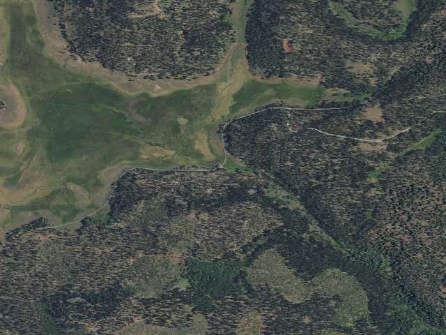 Aerial image of Mud Creek