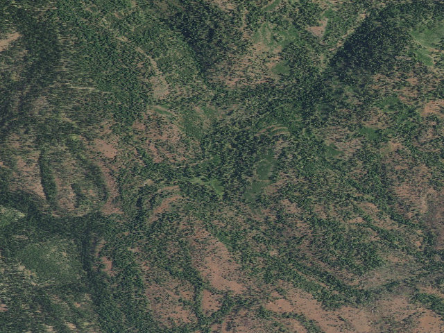 Aerial image of Mud Spring
